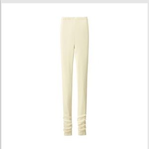 Uniqlo and Lemaire off-white merino leggings